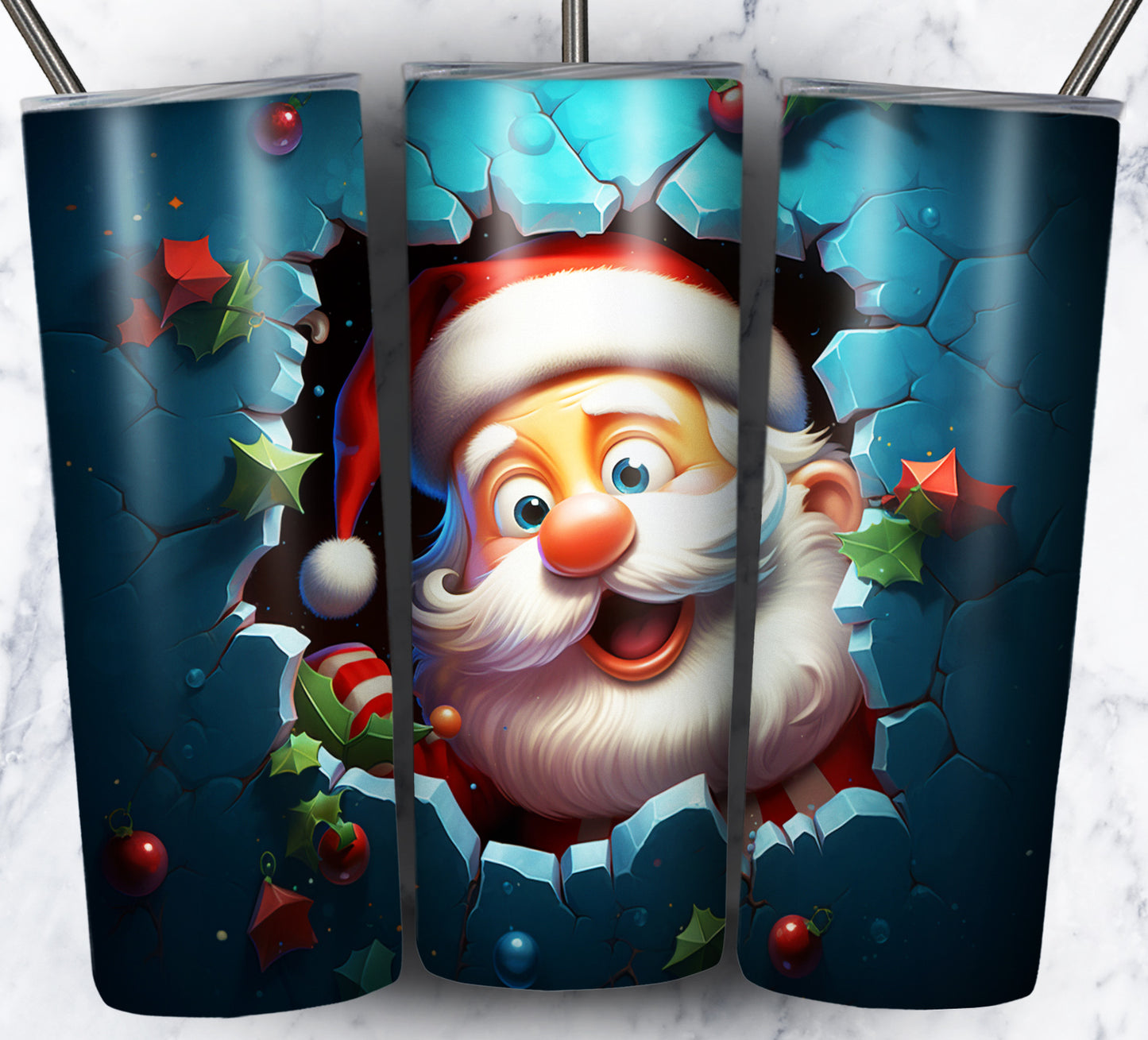 40+ 3D Christmas Sublimation 20oz Images Bundle