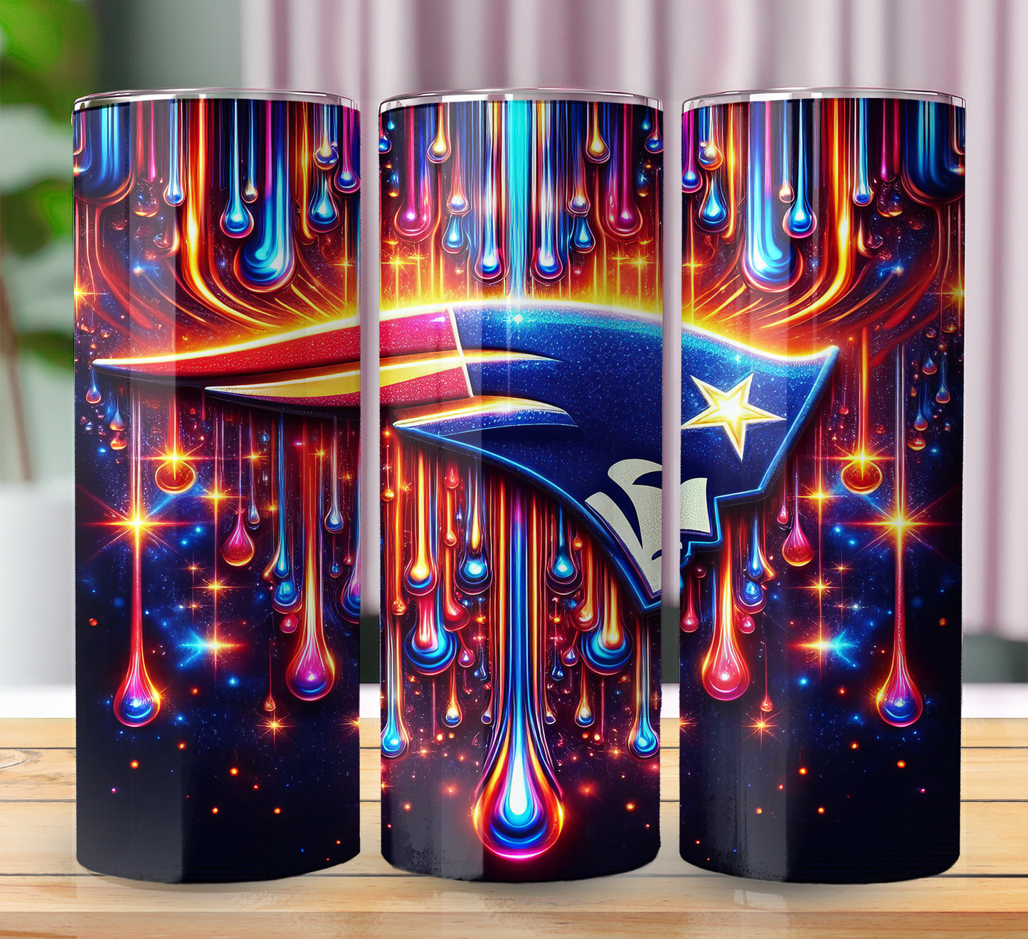 Football 20oz Sublimation Tumbler Image