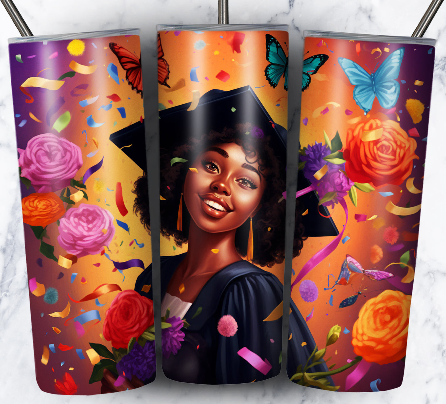 Graduation Sublimation 20oz Tumbler Images Bundle