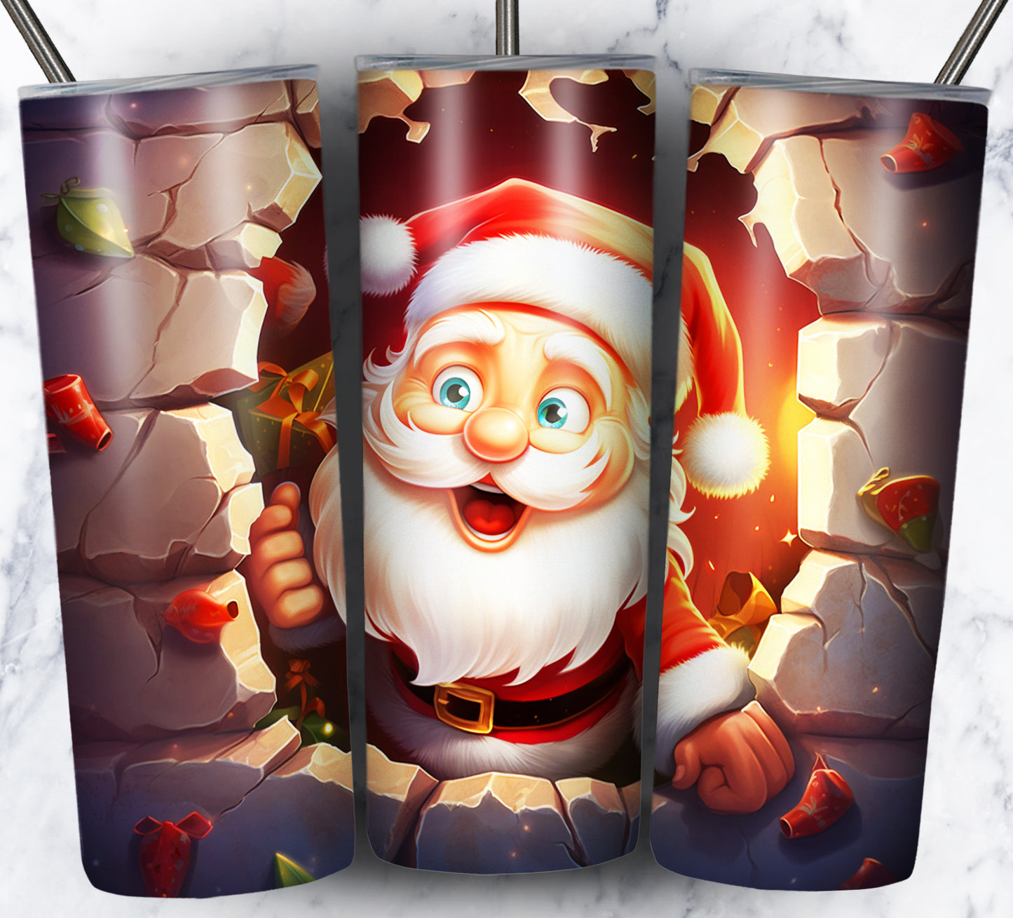 40+ 3D Christmas Sublimation 20oz Images Bundle