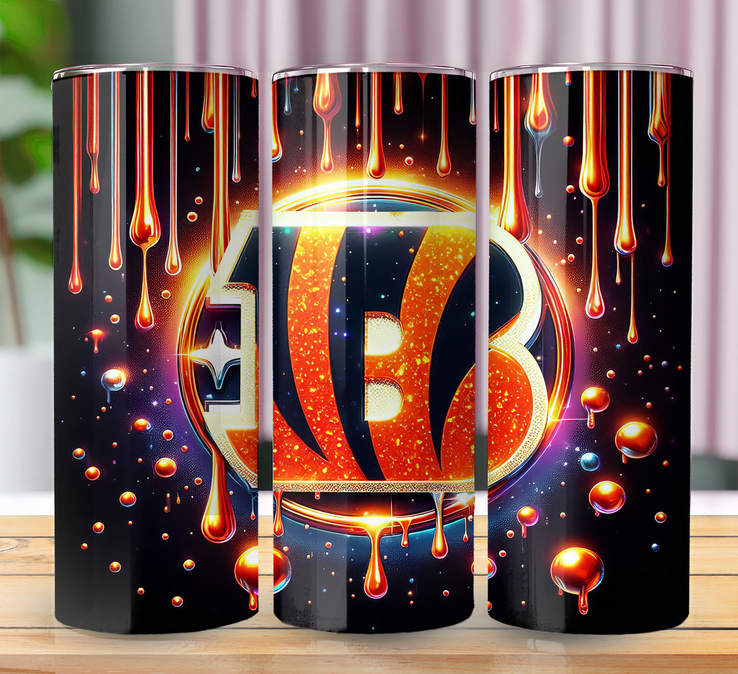 Football 20oz Sublimation Tumbler Image