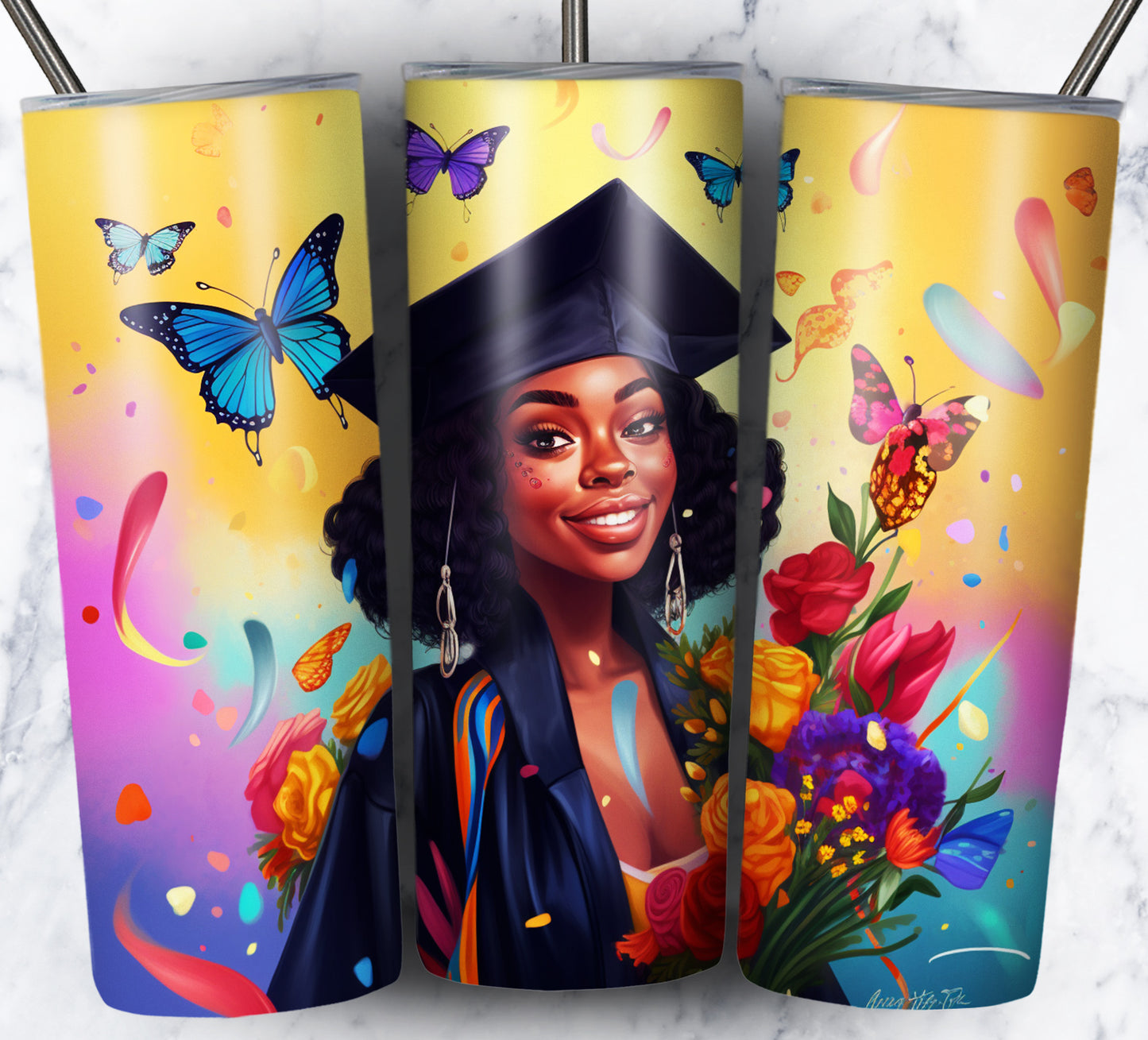 Graduation Sublimation 20oz Tumbler Images Bundle