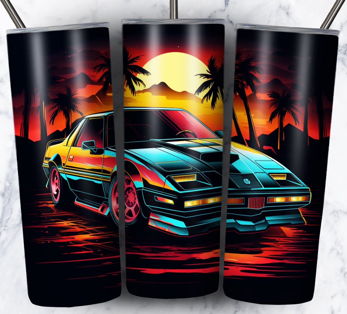 Various Cars Sublimation 20oz Tumbler Images Bundle