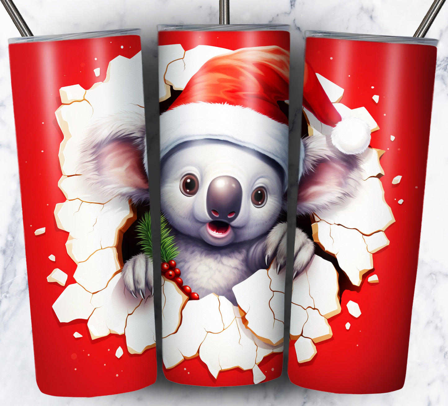 40+ 3D Christmas Sublimation 20oz Images Bundle