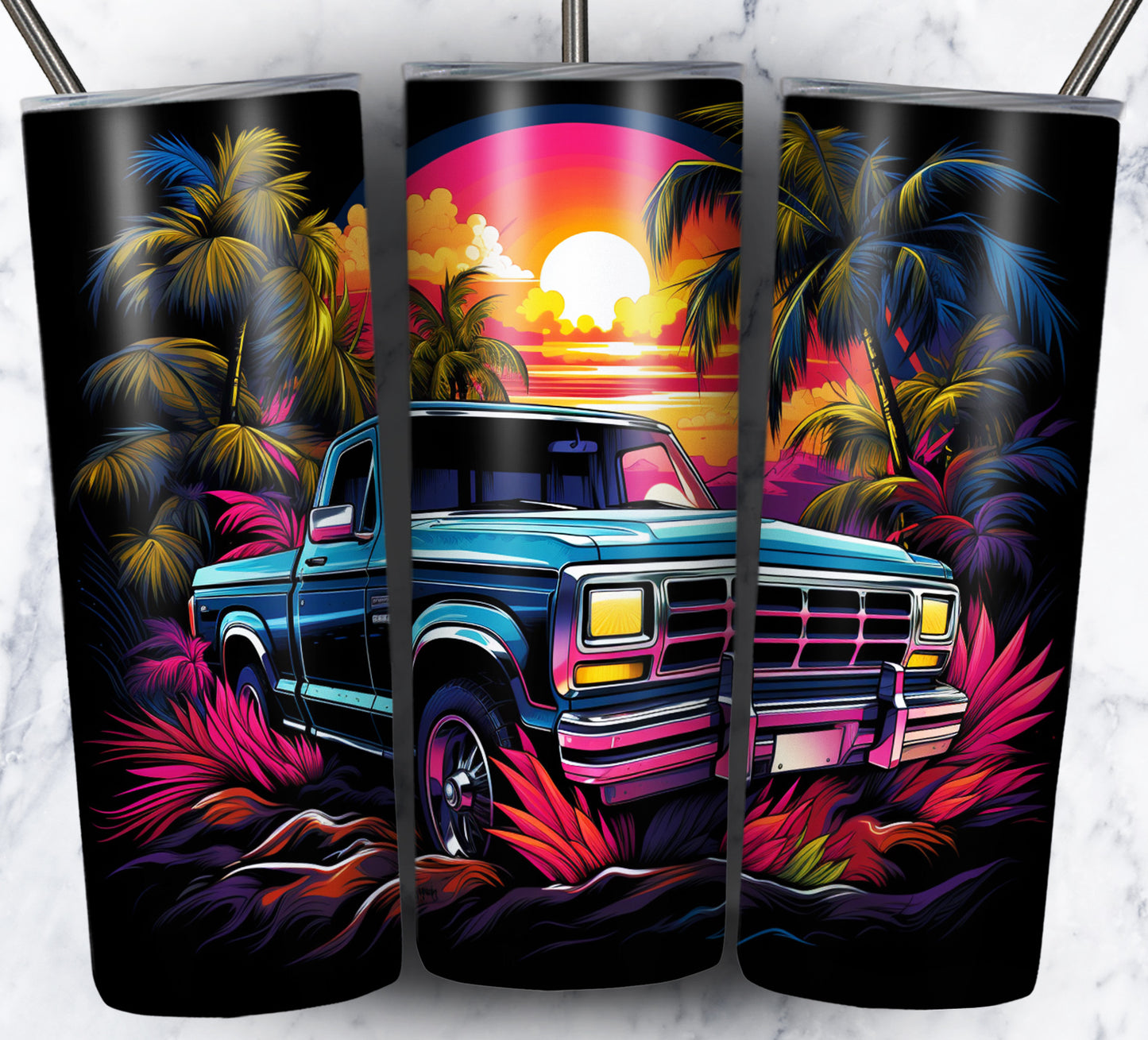 Various Cars Sublimation 20oz Tumbler Images Bundle