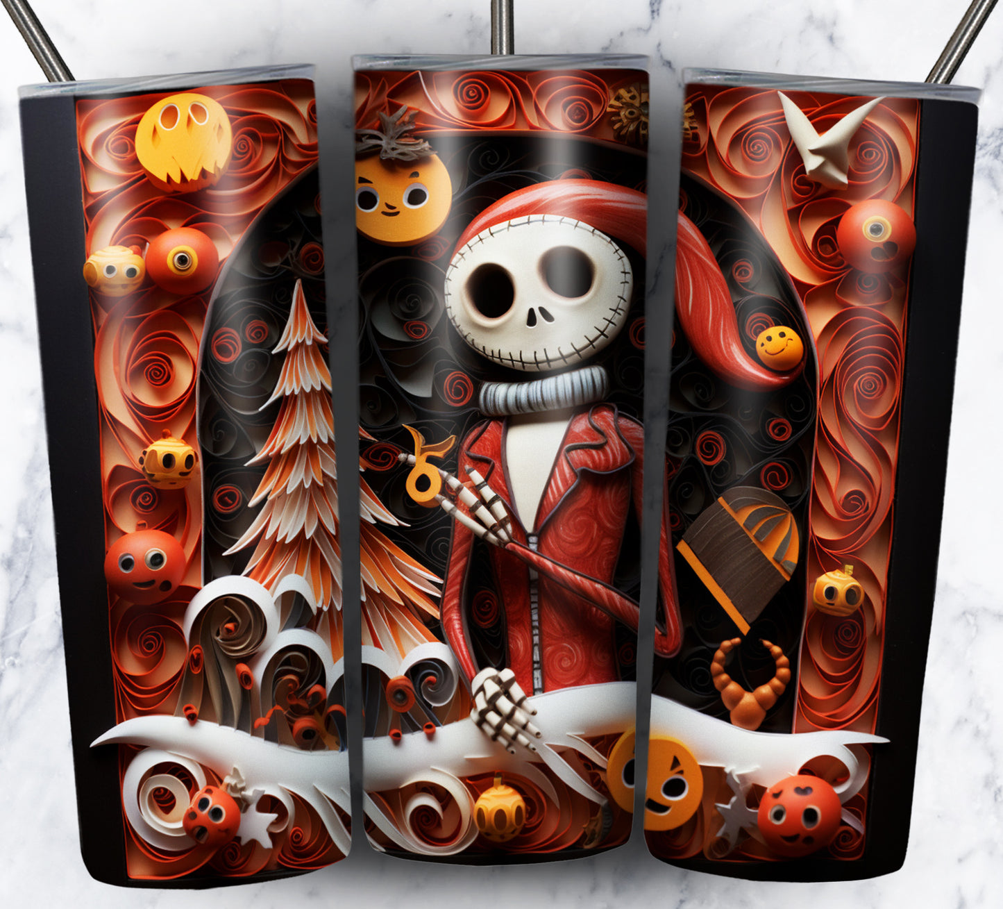 130+ Nightmare Christmas Sublimation 20oz Images Bundle