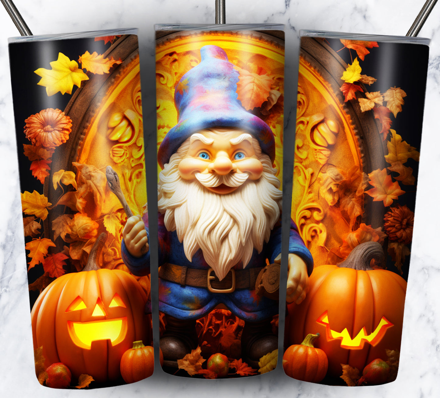 120+ Halloween Gnomes Sublimation 20oz Images Bundle