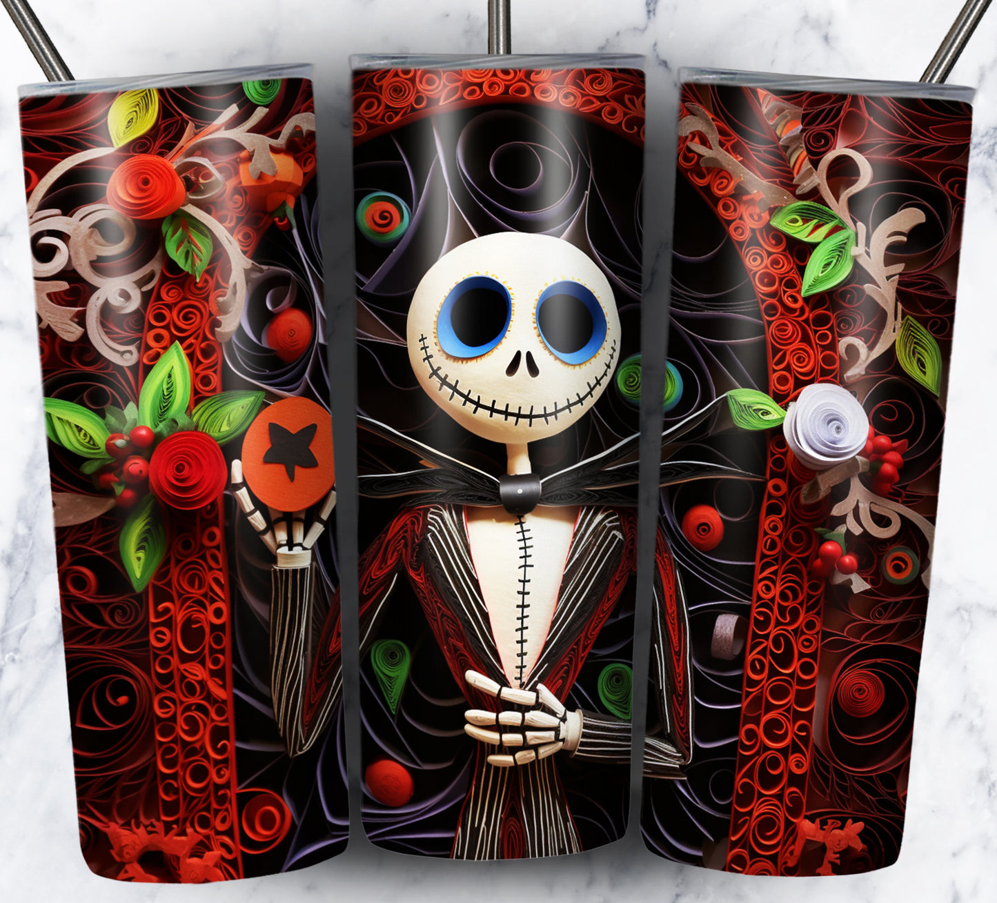 130+ Nightmare Christmas Sublimation 20oz Images Bundle