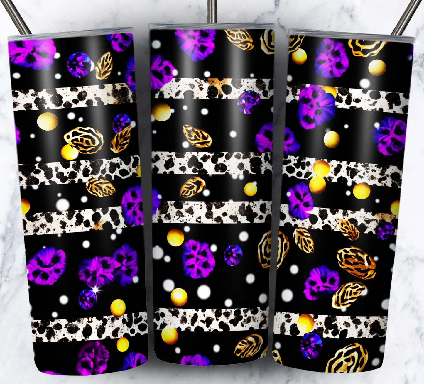 Leopard Glitter Sublimation 20oz Images Bundle