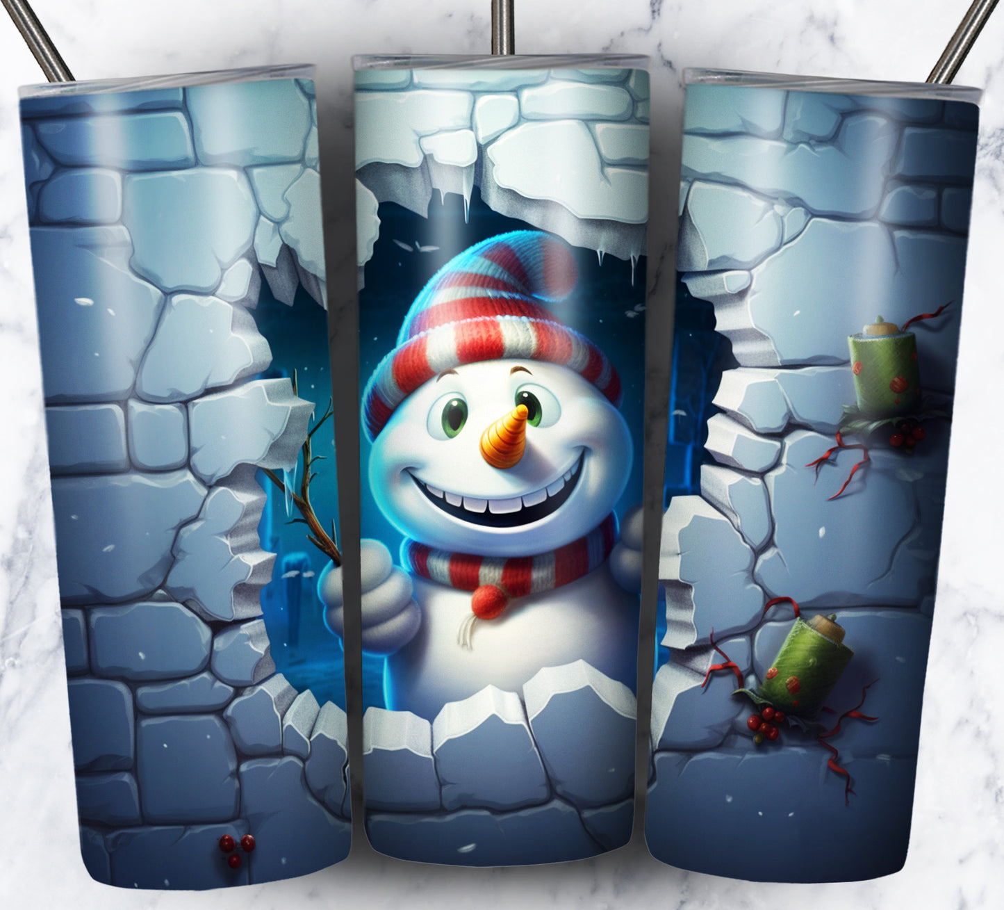 40+ 3D Christmas Sublimation 20oz Images Bundle