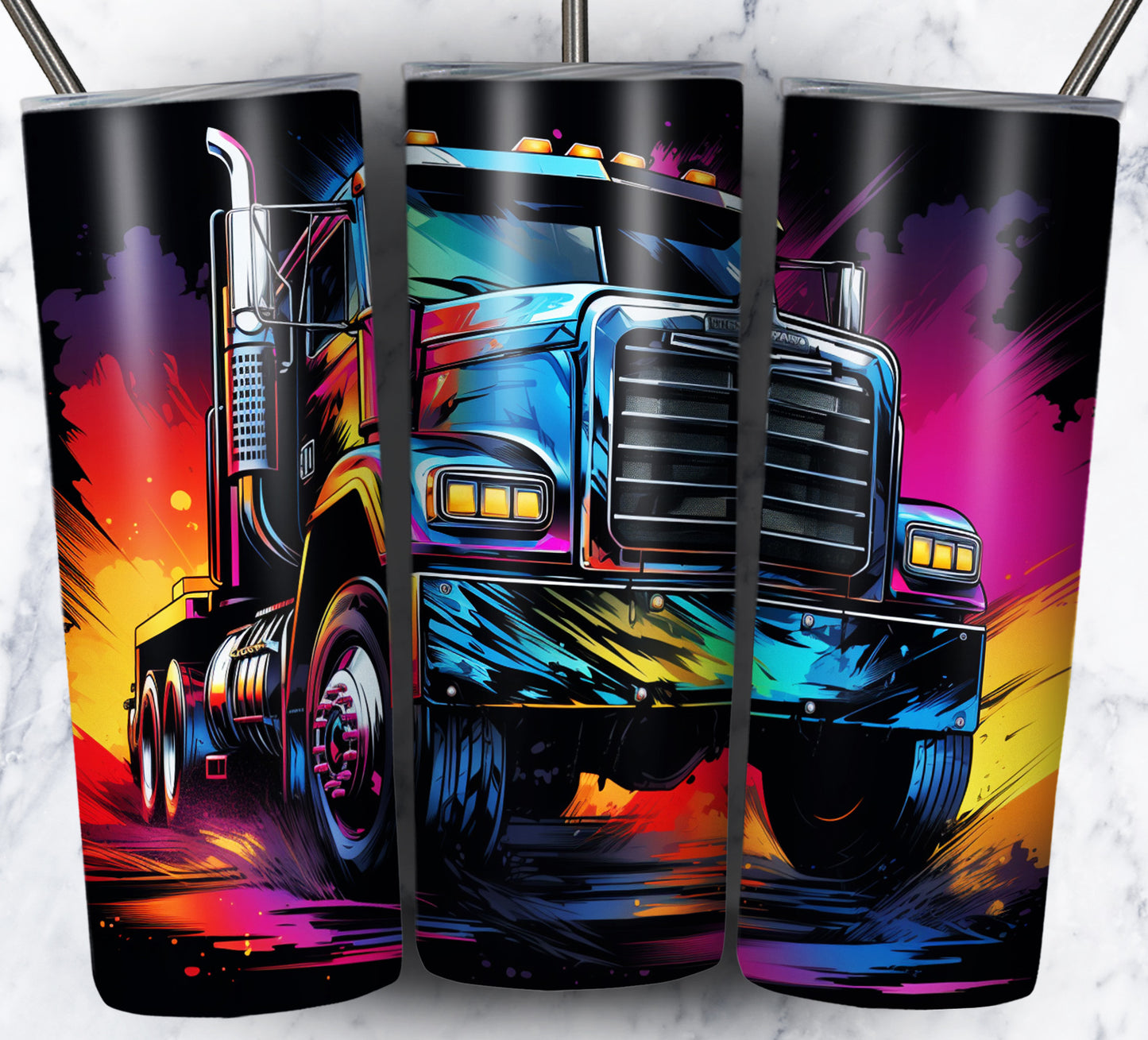 Various Cars Sublimation 20oz Tumbler Images Bundle