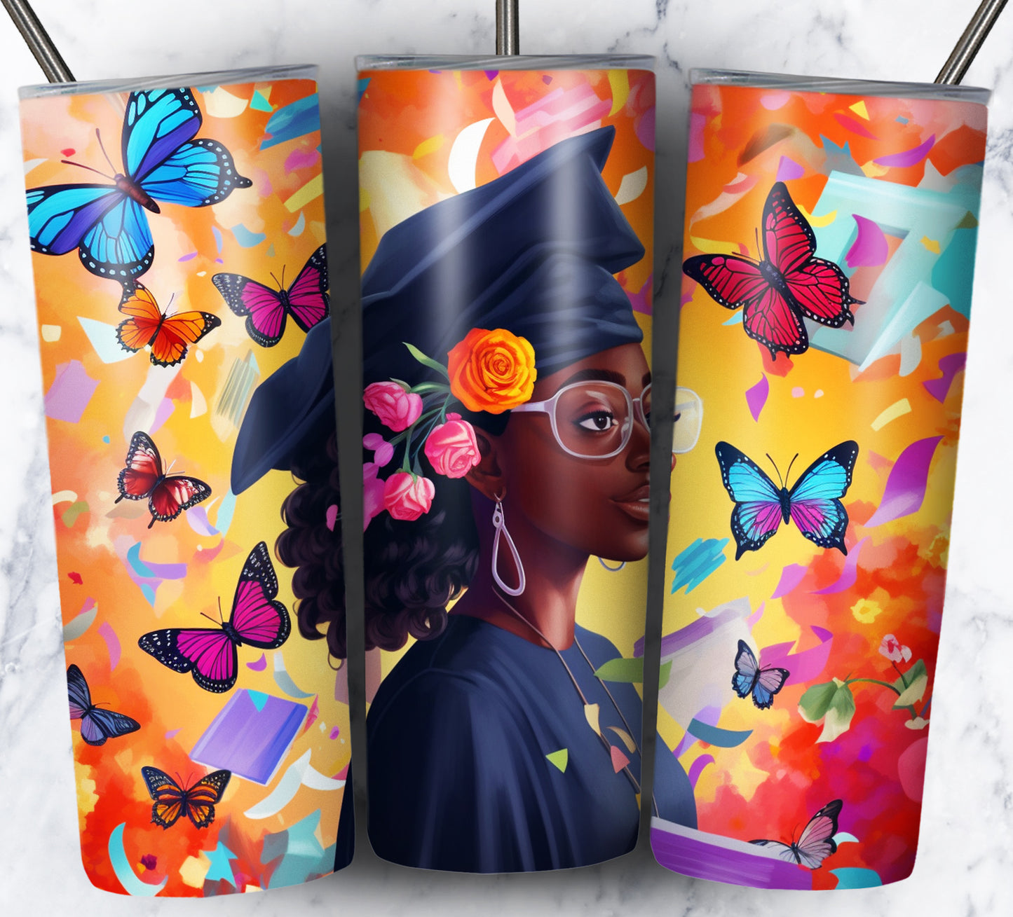 Graduation Sublimation 20oz Tumbler Images Bundle