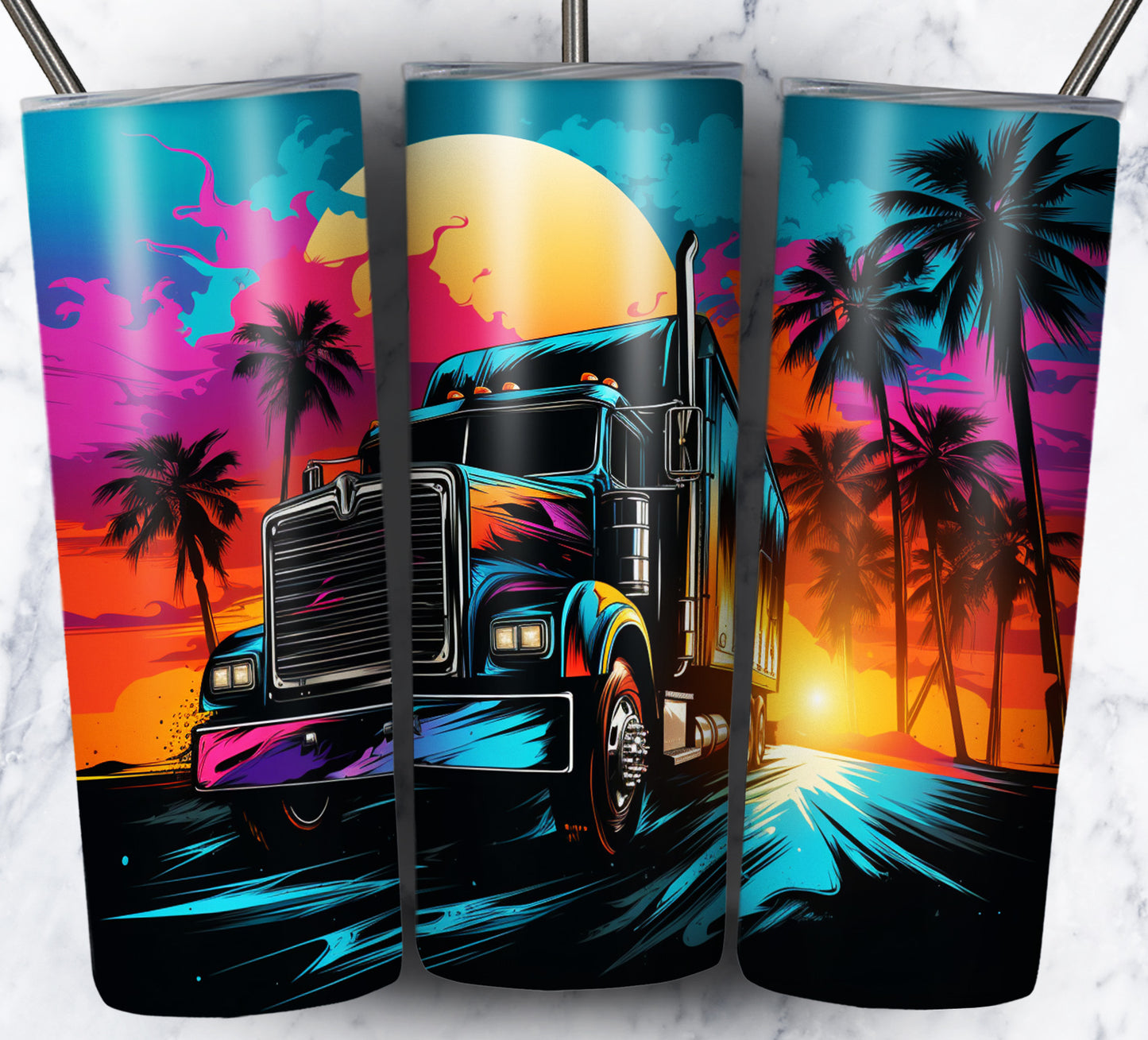 Various Cars Sublimation 20oz Tumbler Images Bundle