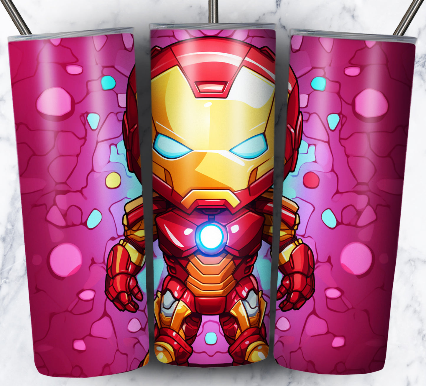 130+ Kid Cartoon Superhero Sublimation 20oz Tumbler Images Bundle