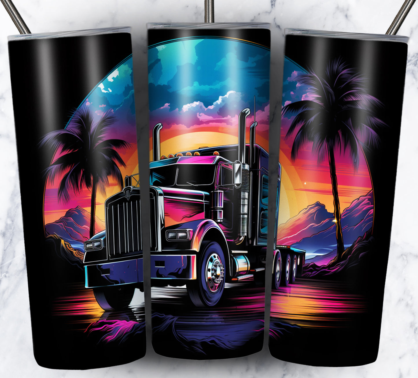 Various Cars Sublimation 20oz Tumbler Images Bundle