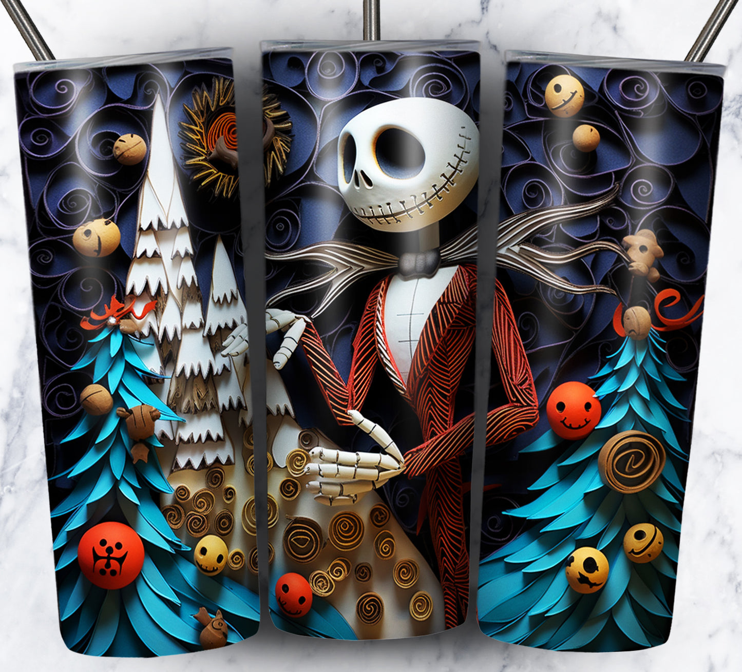 130+ Nightmare Christmas Sublimation 20oz Images Bundle