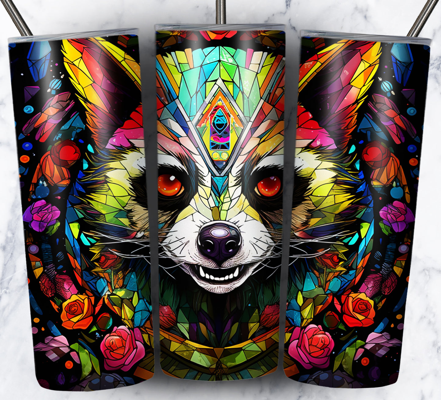 Superhero SugarSkull Sublimation 20oz Tumbler Images Bundle