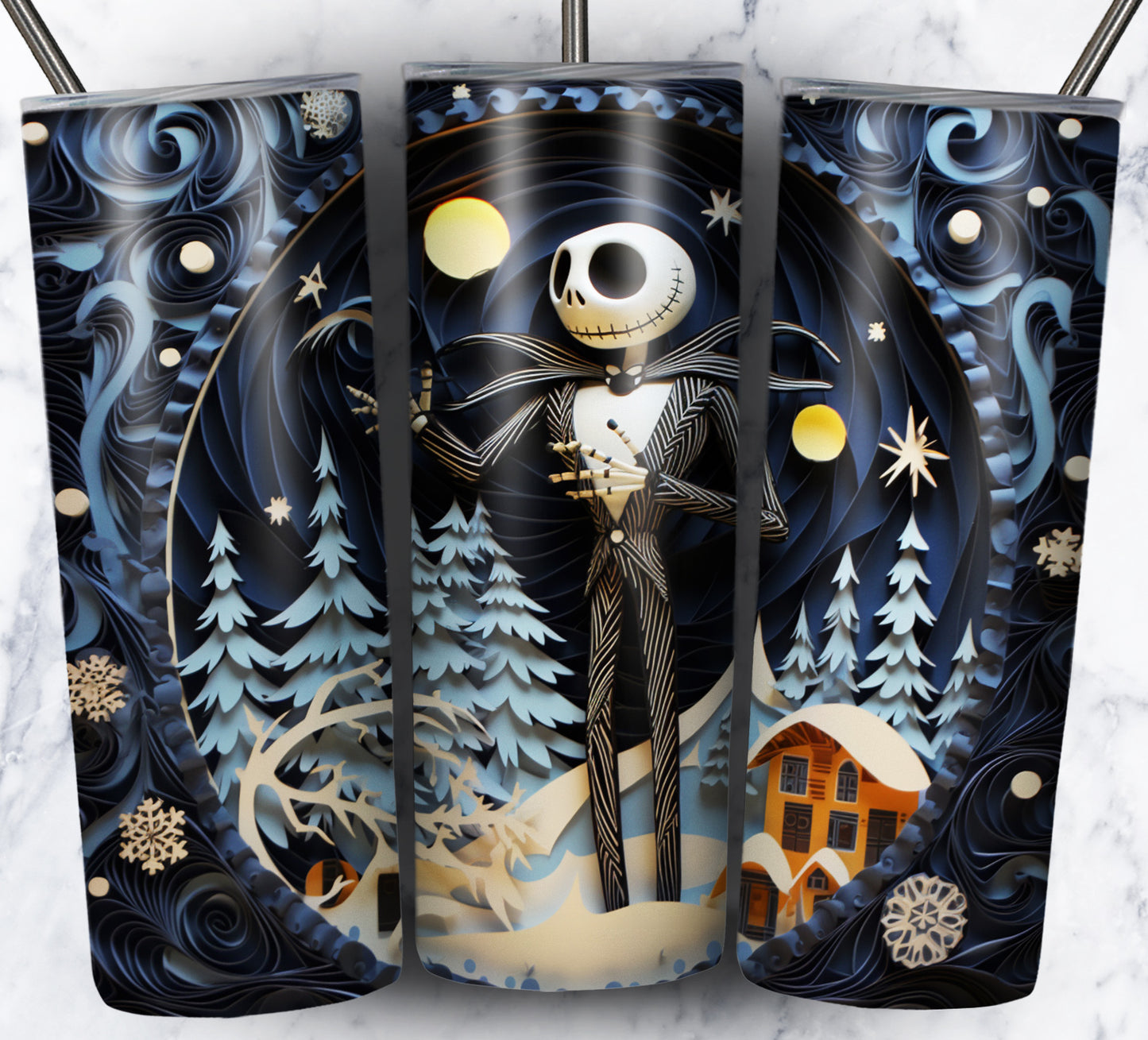 130+ Nightmare Christmas Sublimation 20oz Images Bundle