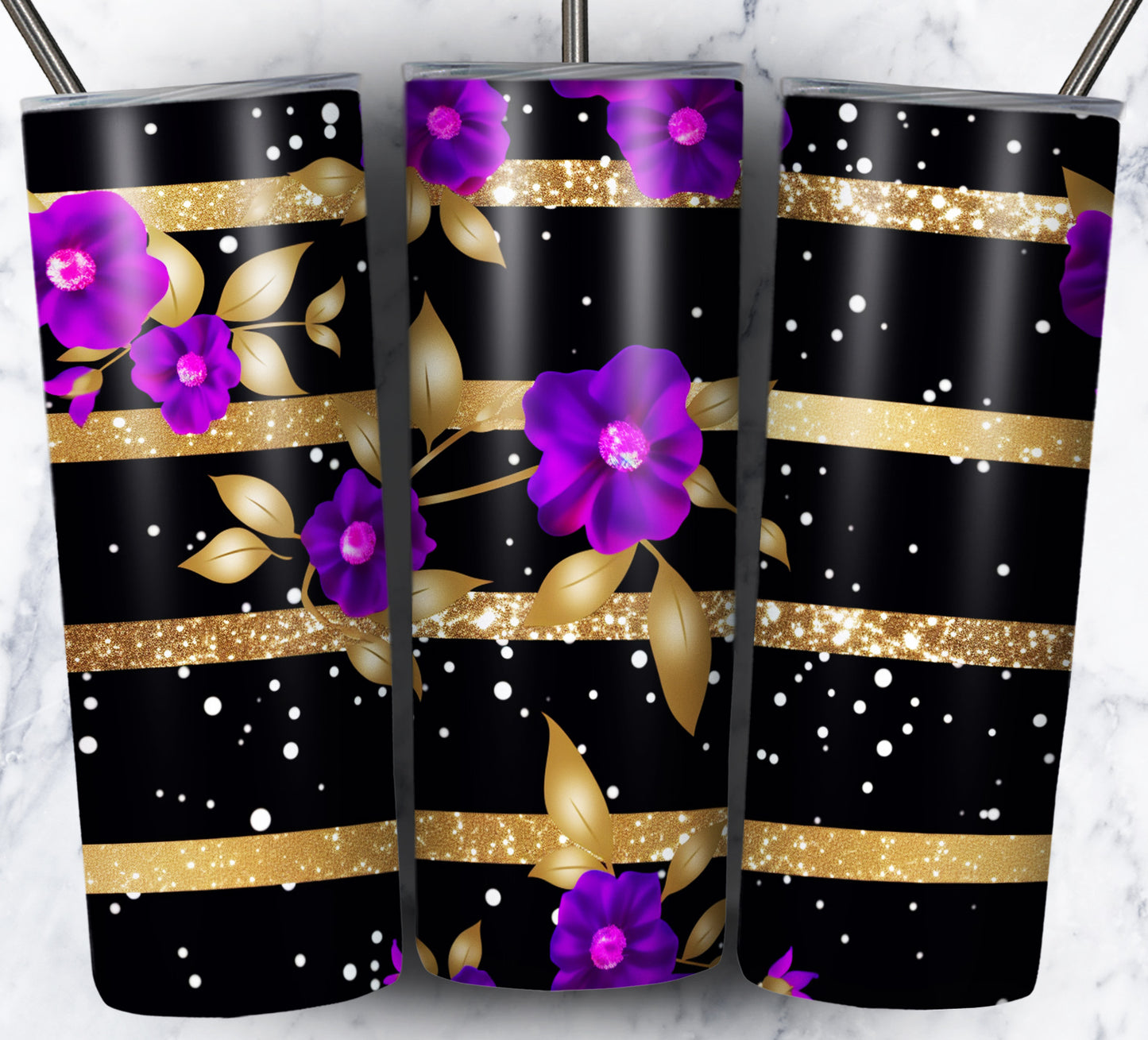 Leopard Glitter Sublimation 20oz Images Bundle