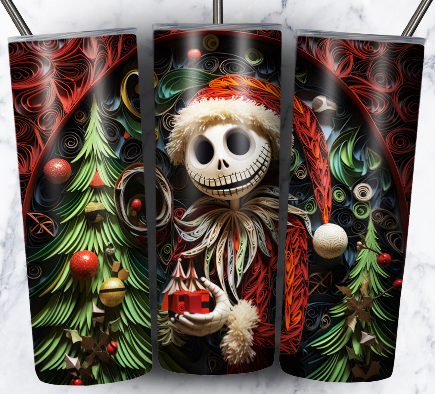 130+ Nightmare Christmas Sublimation 20oz Images Bundle