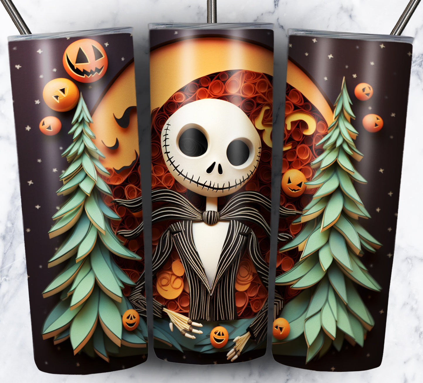 130+ Nightmare Christmas Sublimation 20oz Images Bundle