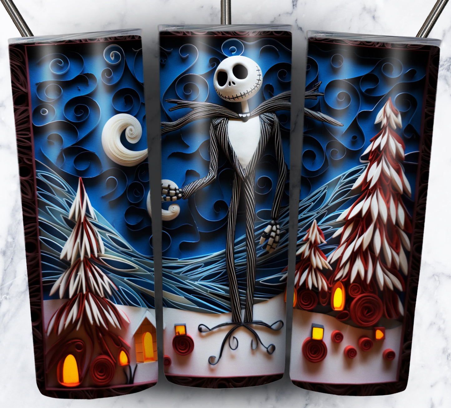 130+ Nightmare Christmas Sublimation 20oz Images Bundle