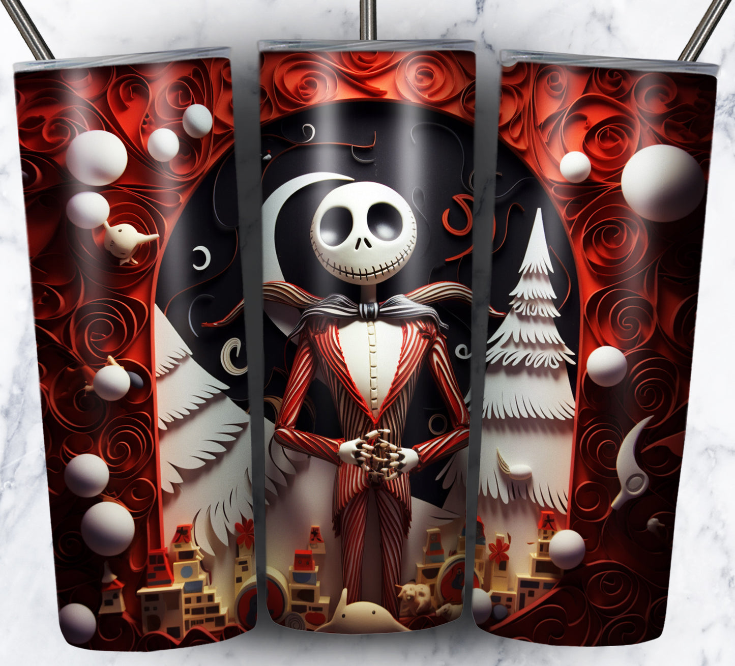 130+ Nightmare Christmas Sublimation 20oz Images Bundle