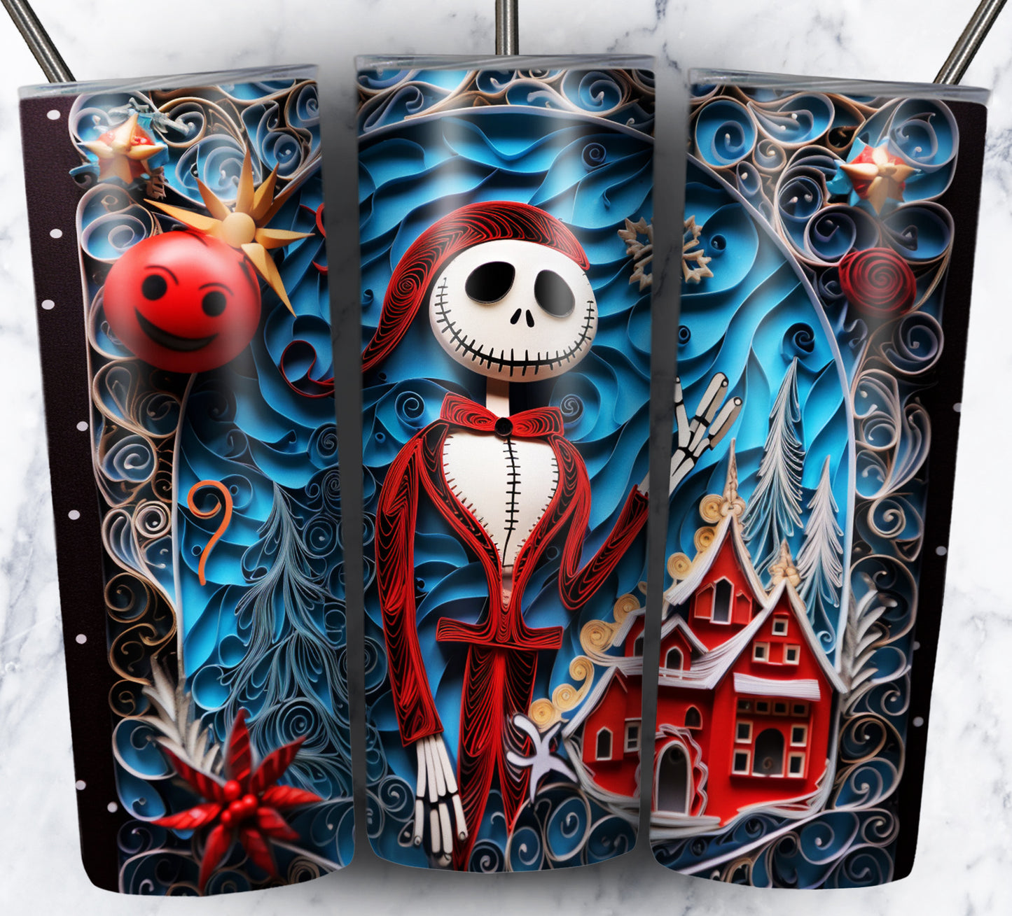 130+ Nightmare Christmas Sublimation 20oz Images Bundle