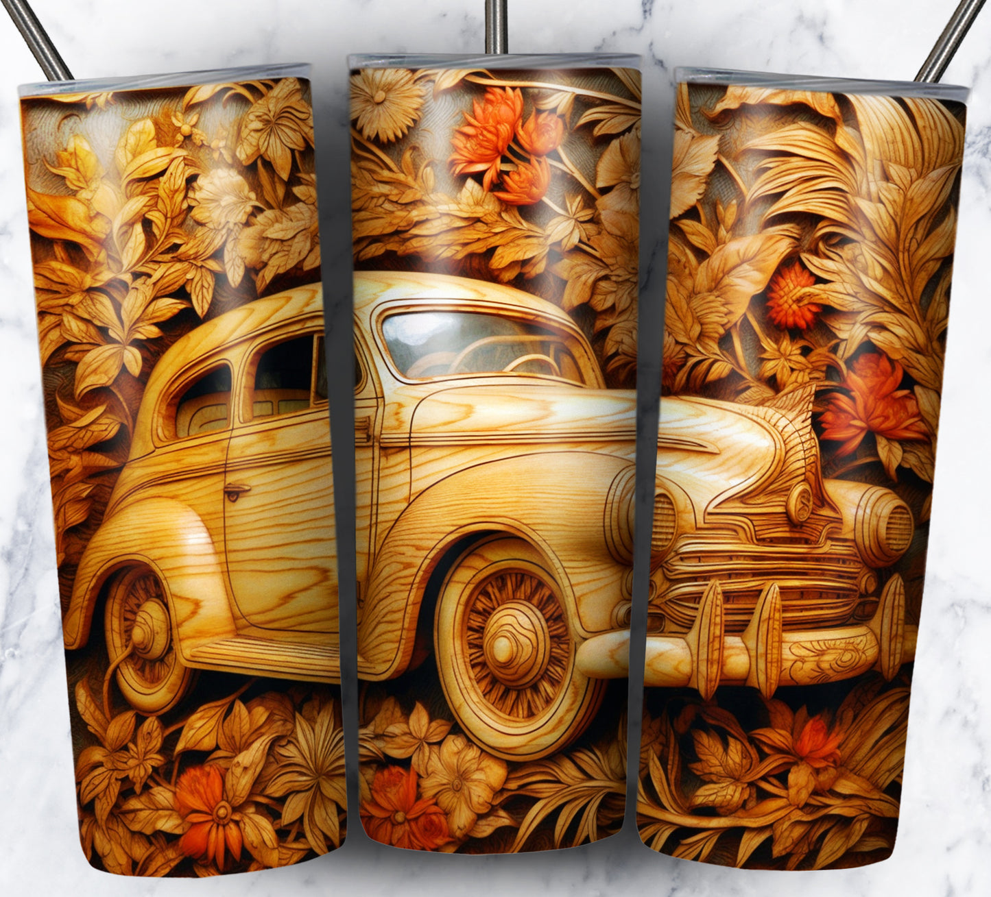 Various Cars Sublimation 20oz Tumbler Images Bundle