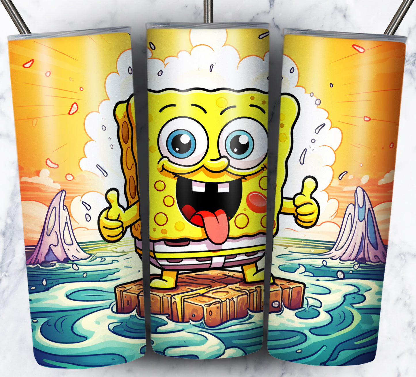 130+ Kid Cartoon Superhero Sublimation 20oz Tumbler Images Bundle