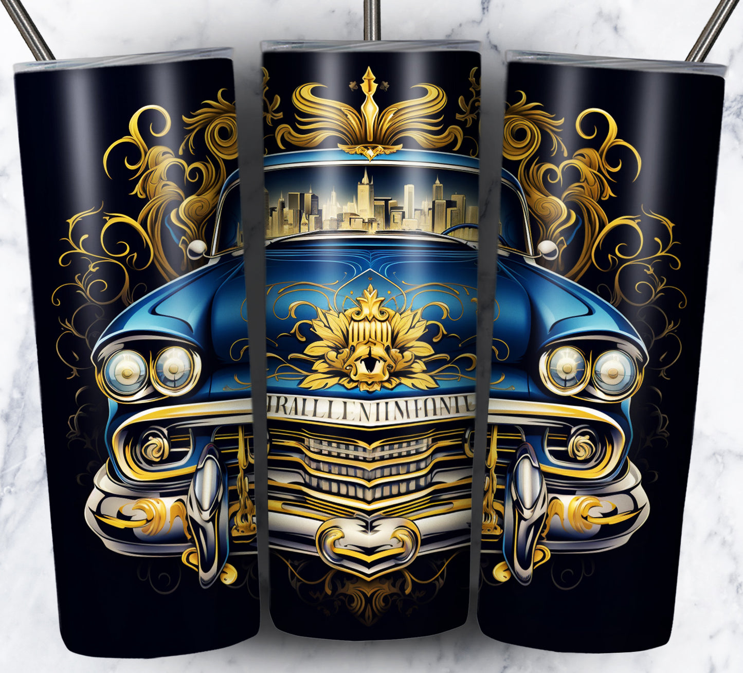 Various Cars Sublimation 20oz Tumbler Images Bundle