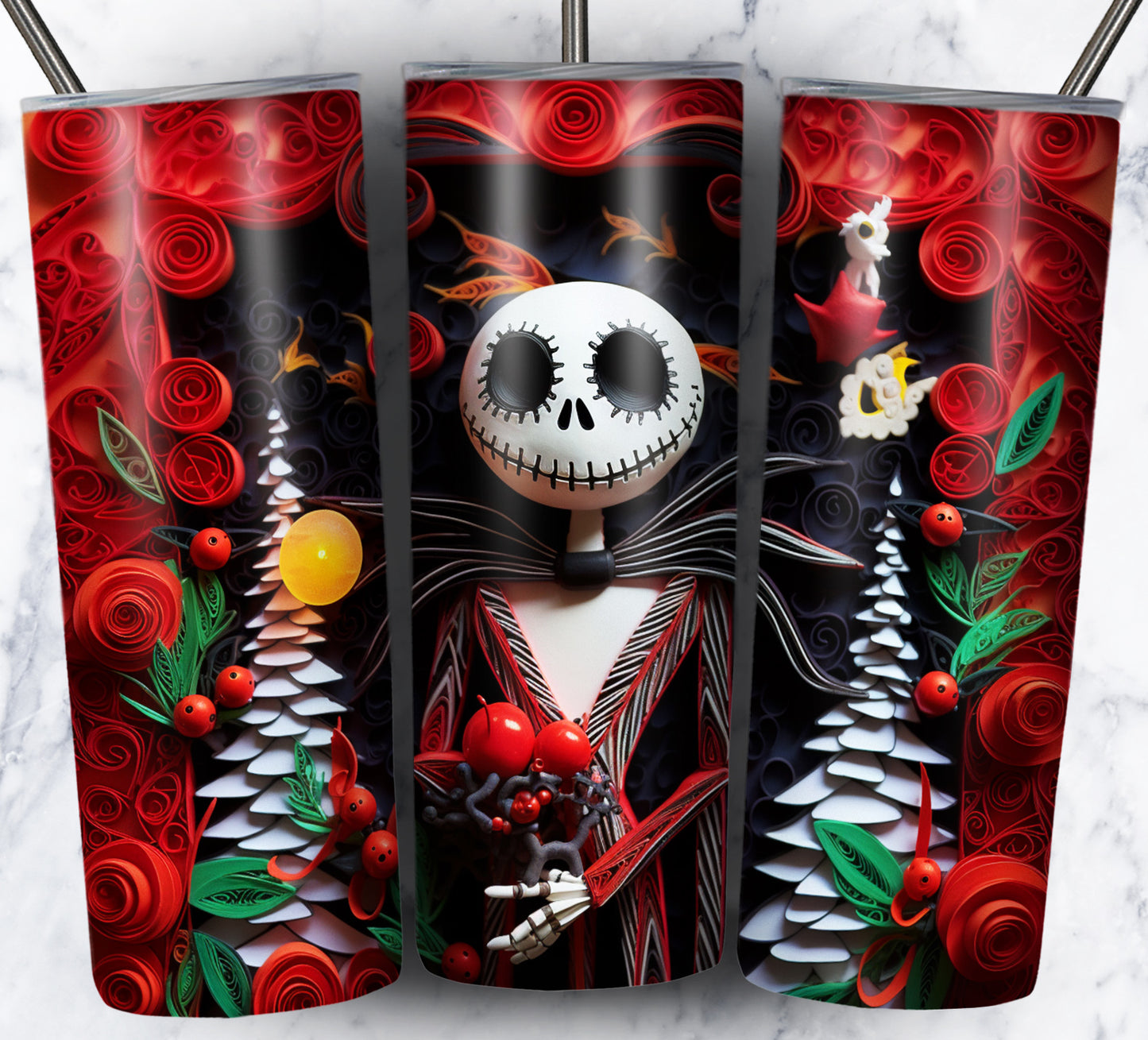 130+ Nightmare Christmas Sublimation 20oz Images Bundle