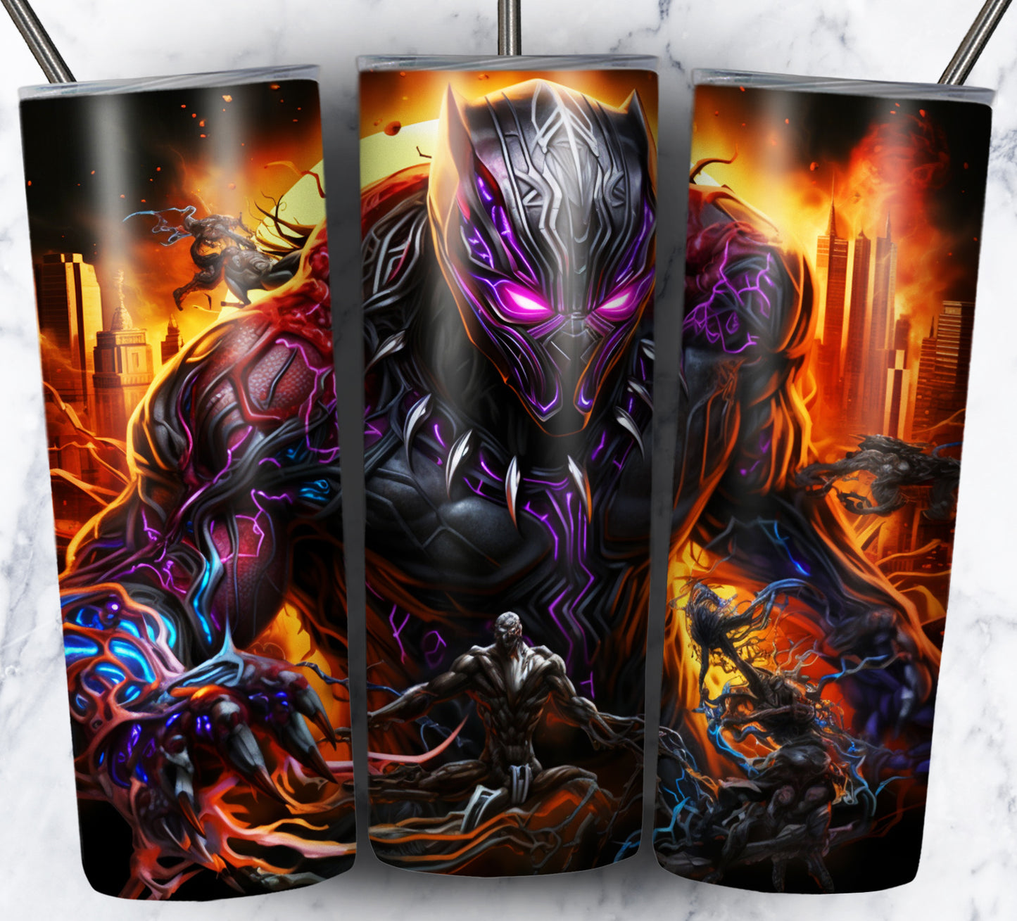 Superhero Sublimation 20oz Tumbler Images Bundle