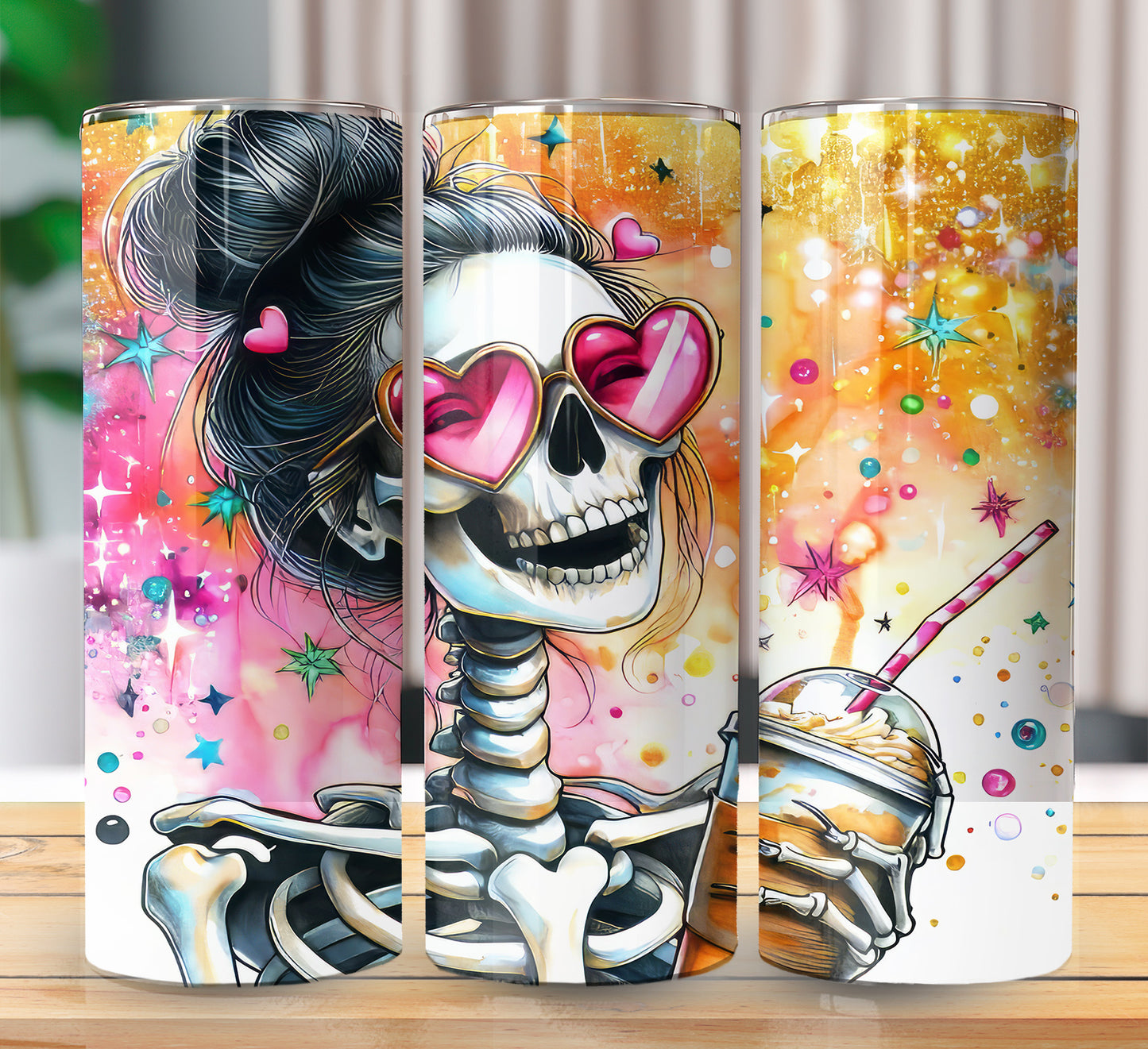 Womens Skulls Sublimation 20oz Images Bundle