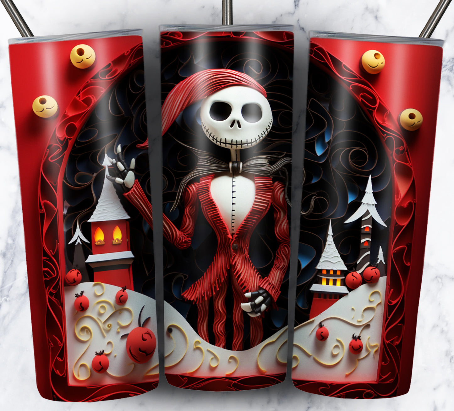 130+ Nightmare Christmas Sublimation 20oz Images Bundle