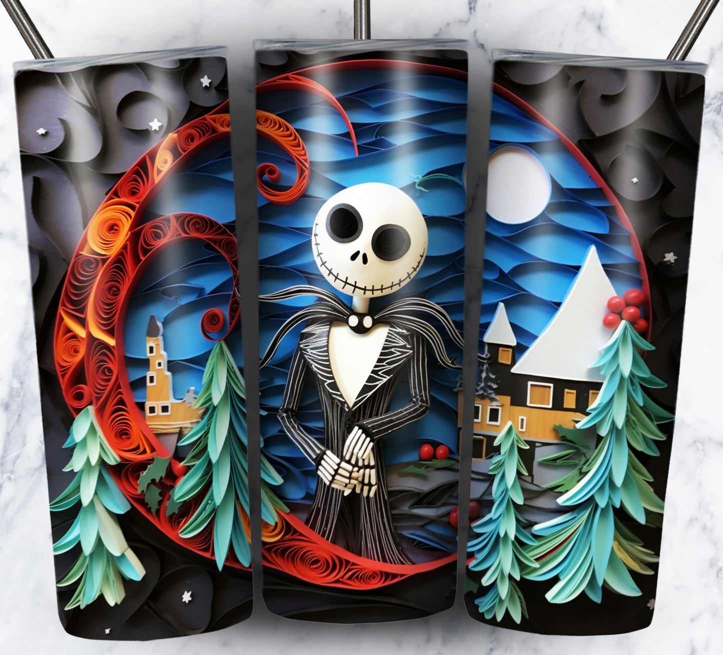 130+ Nightmare Christmas Sublimation 20oz Images Bundle