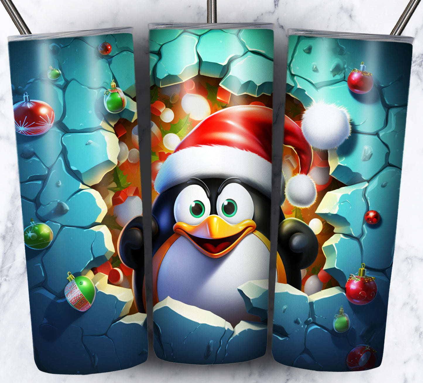 40+ 3D Christmas Sublimation 20oz Images Bundle