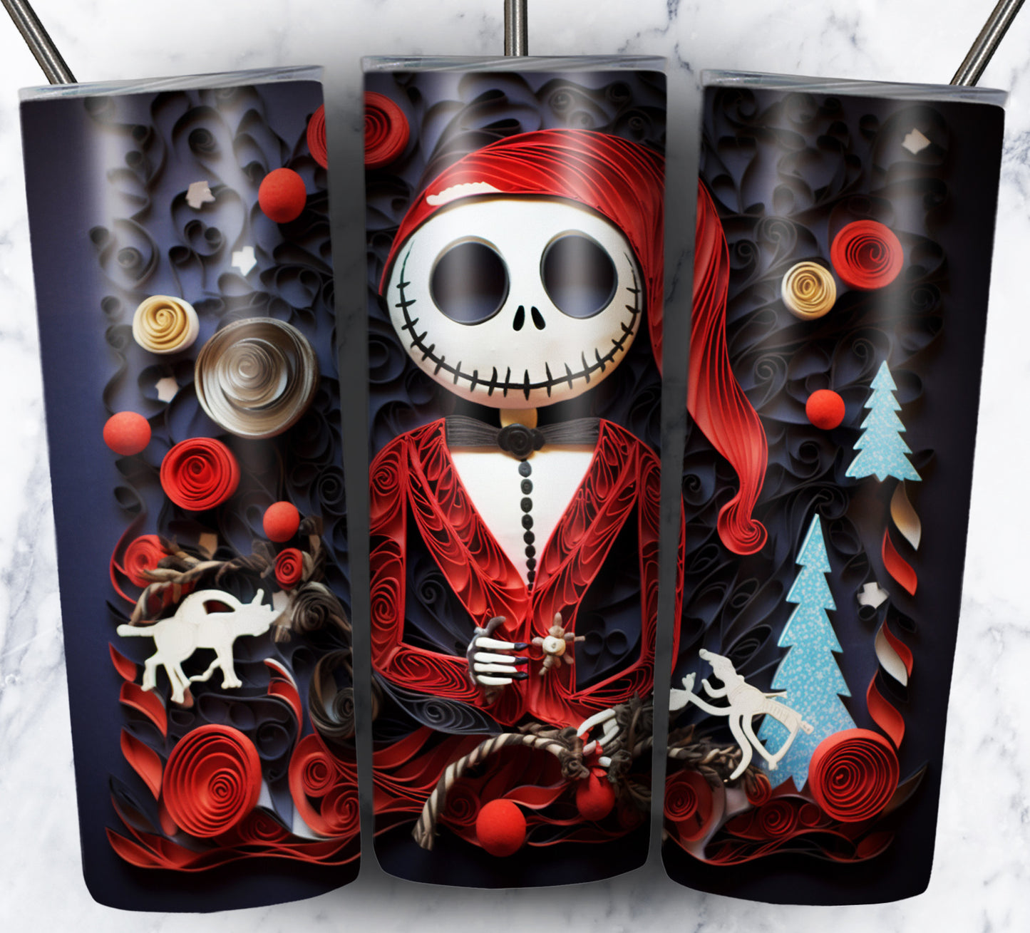 130+ Nightmare Christmas Sublimation 20oz Images Bundle