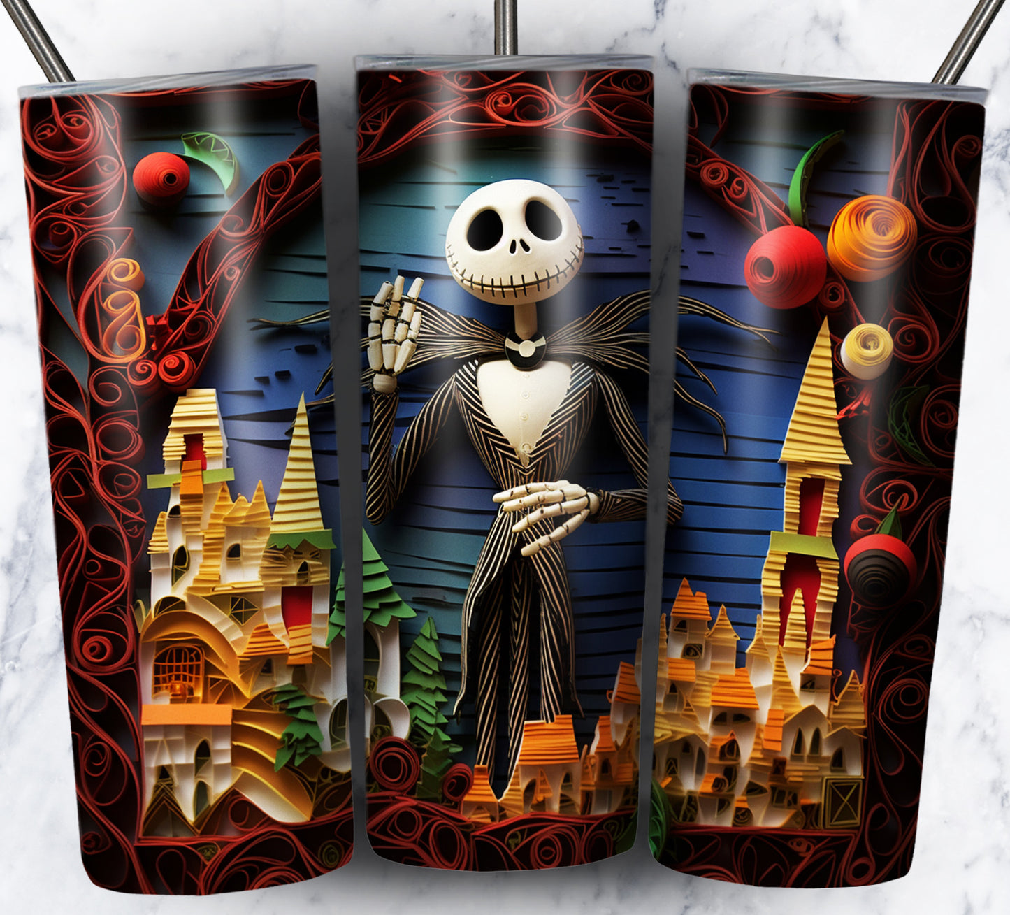 130+ Nightmare Christmas Sublimation 20oz Images Bundle