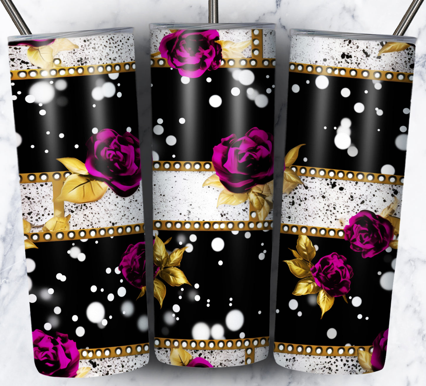 Leopard Glitter Sublimation 20oz Images Bundle