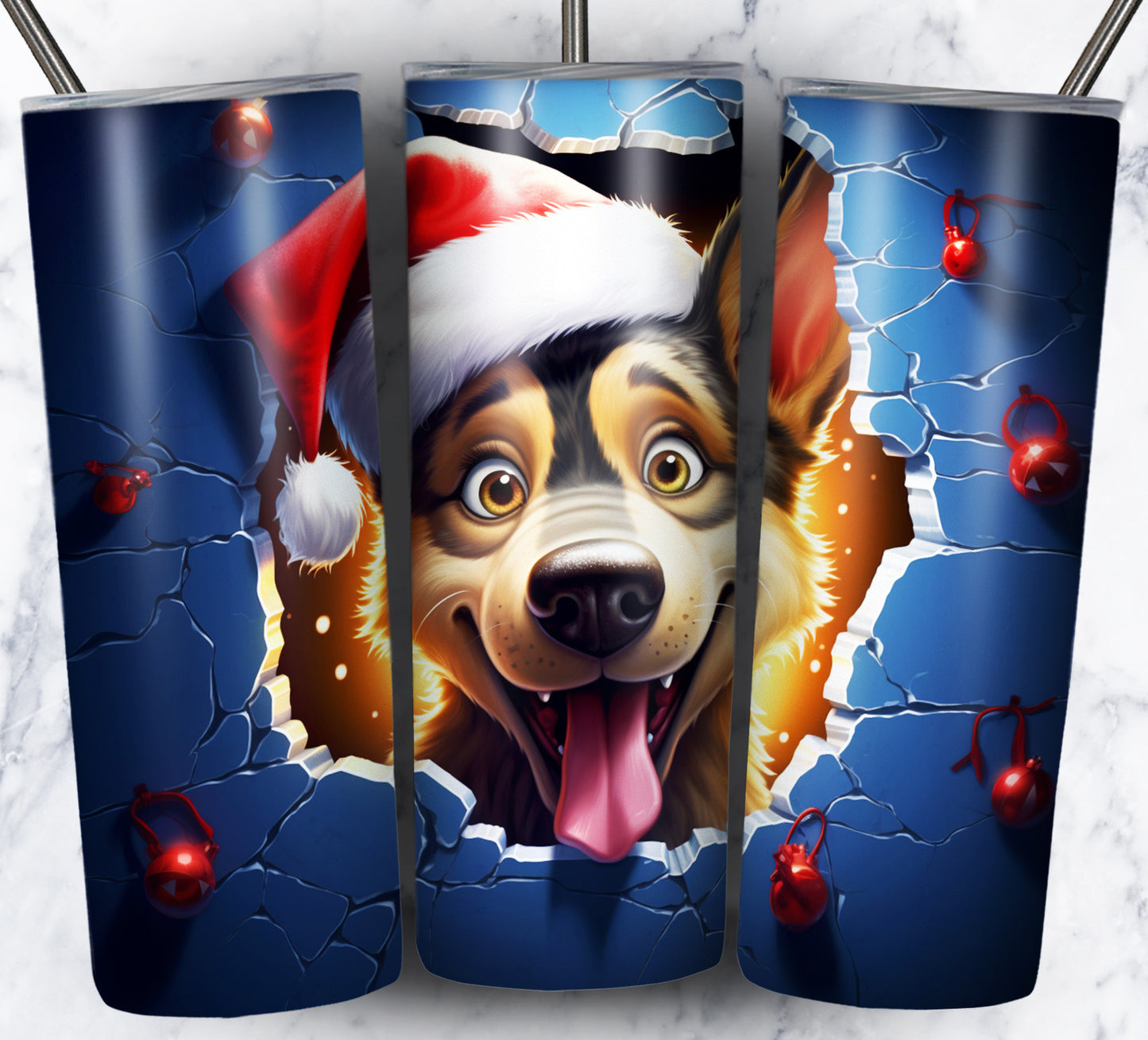 40+ 3D Christmas Sublimation 20oz Images Bundle