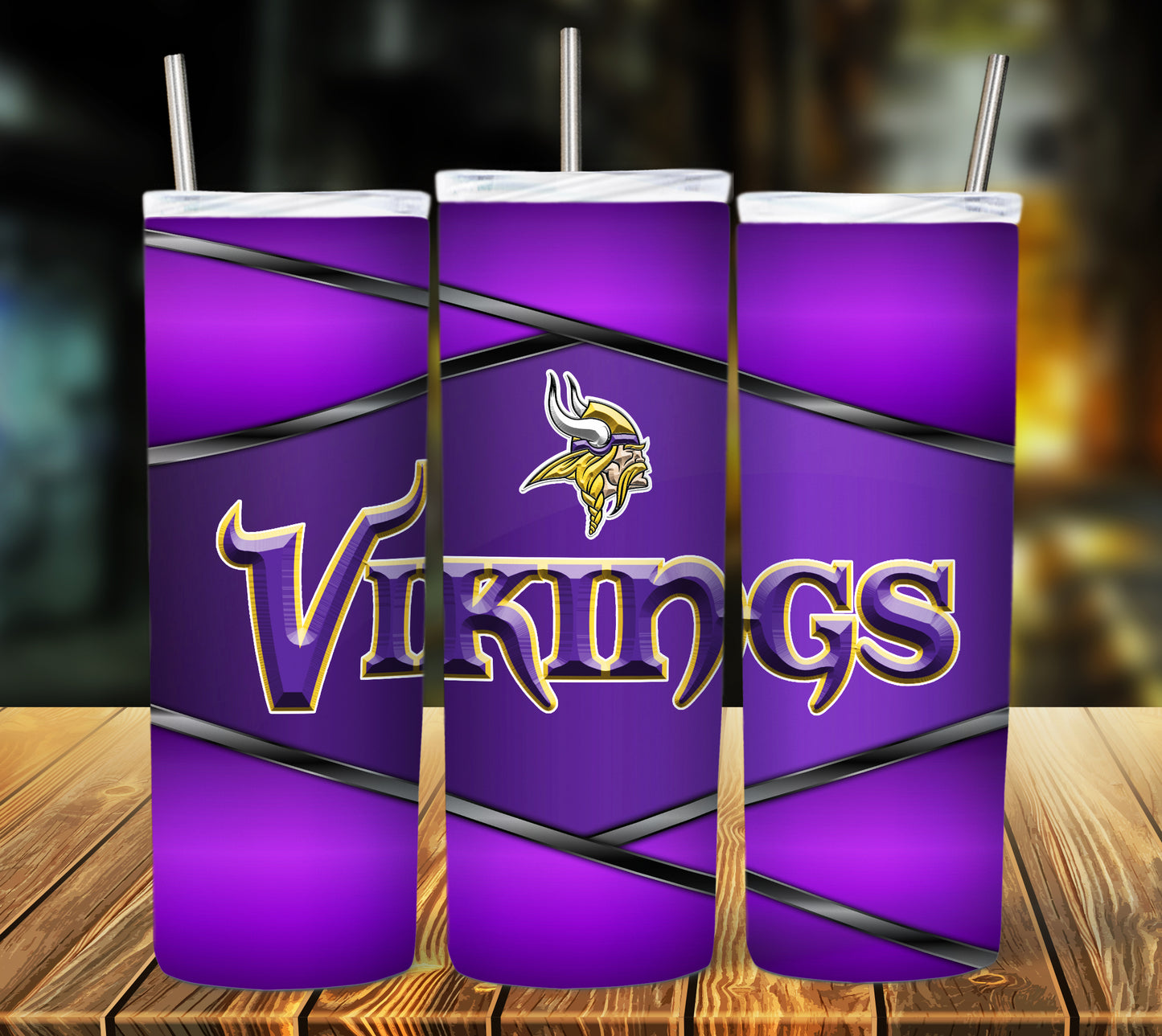 Football 20oz Sublimation Tumbler Image