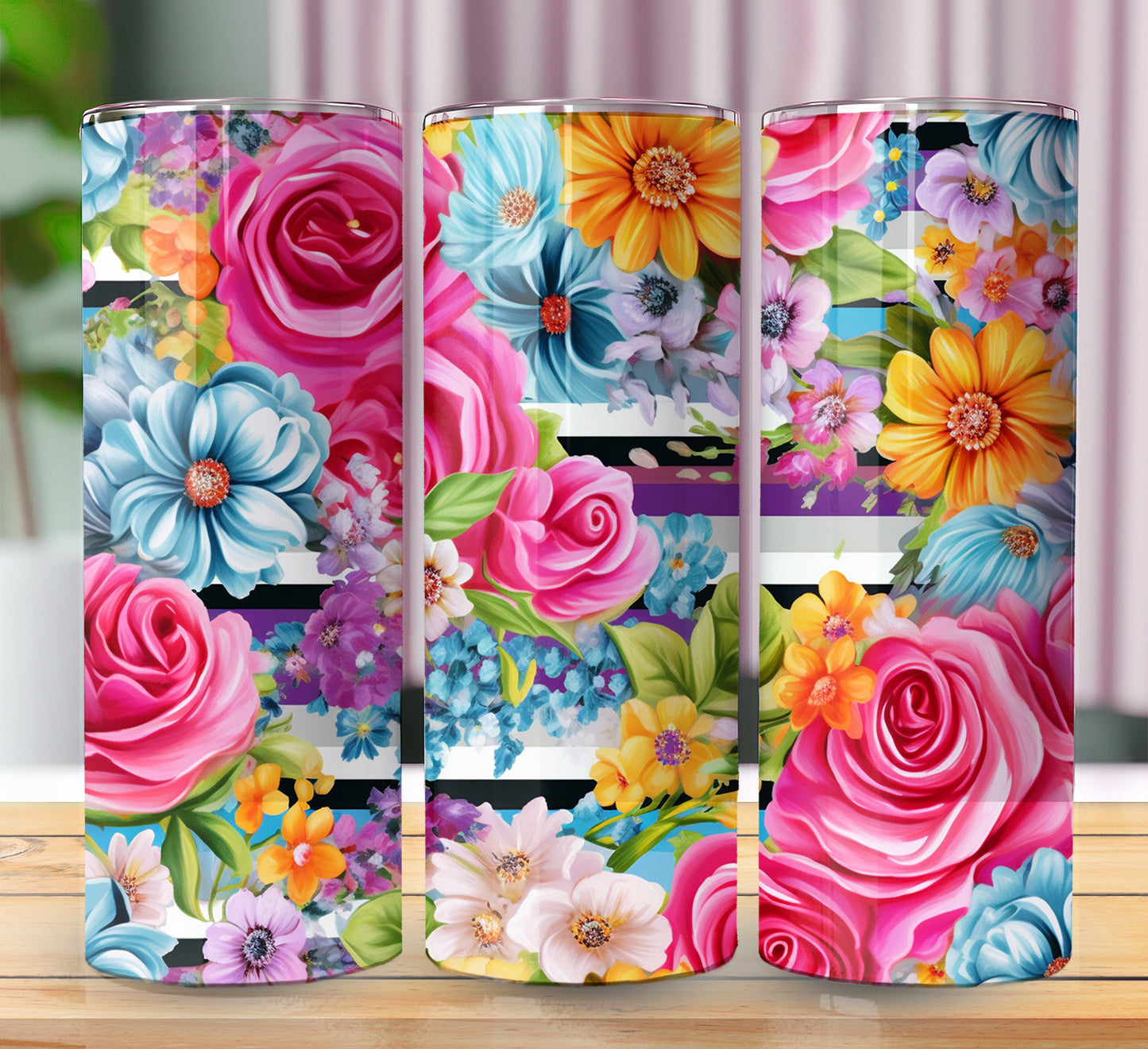 Floral Sublimation 20oz Images Bundle