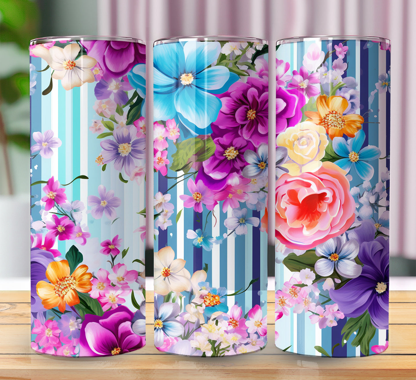 Floral Sublimation 20oz Images Bundle