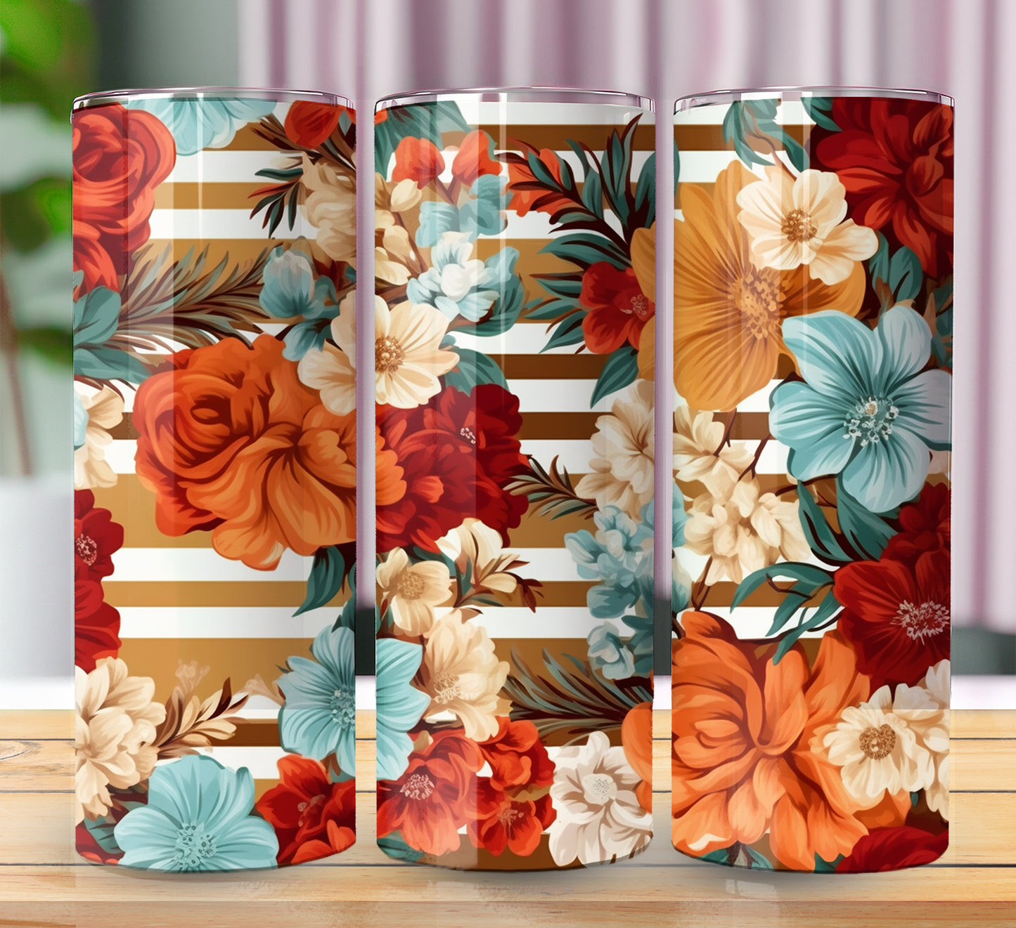 Floral Sublimation 20oz Images Bundle