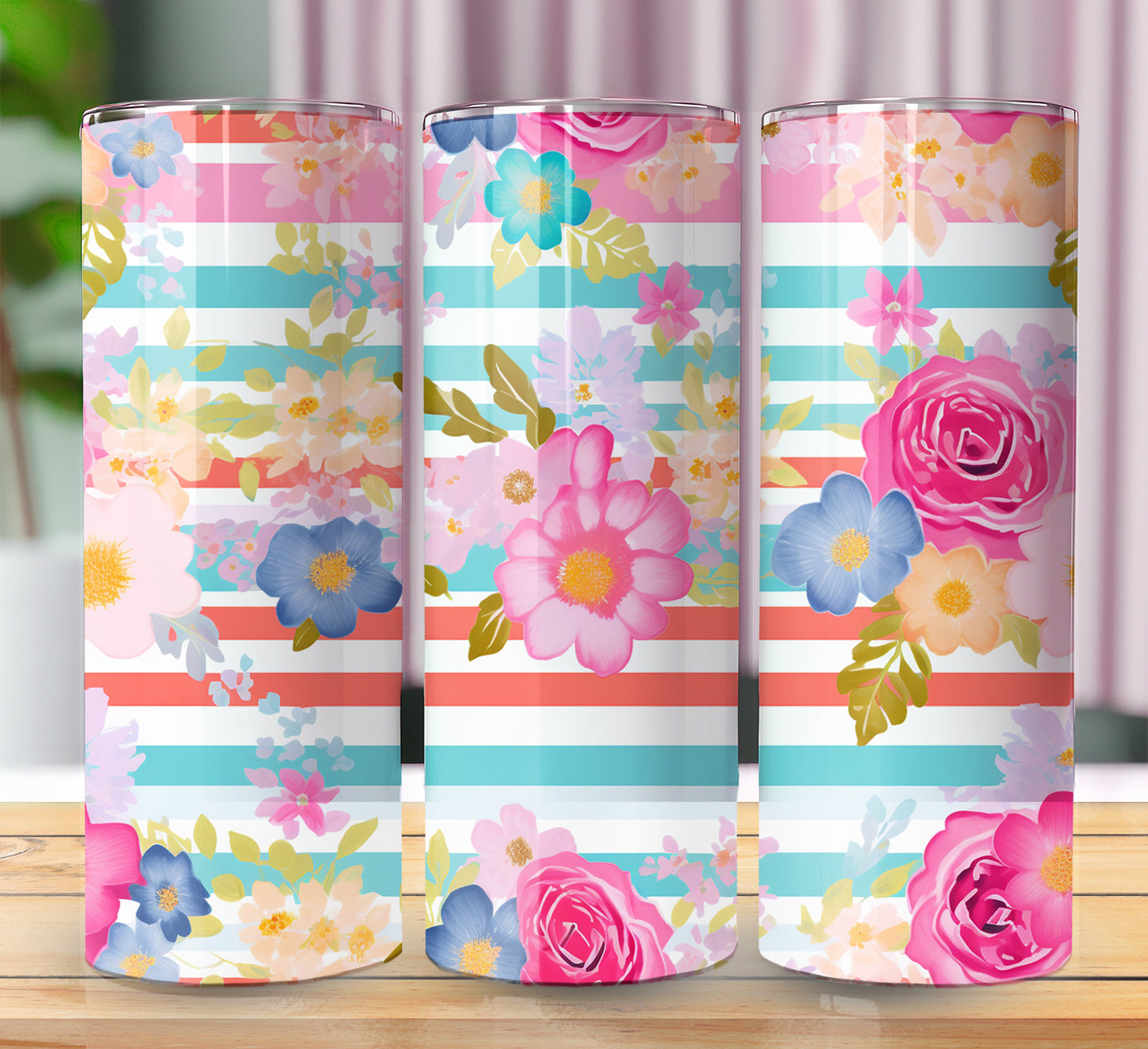 Floral Sublimation 20oz Images Bundle