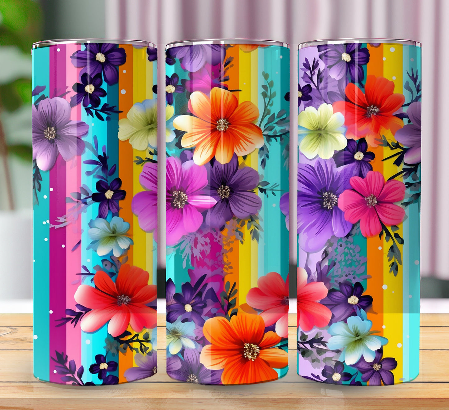 Floral Sublimation 20oz Images Bundle