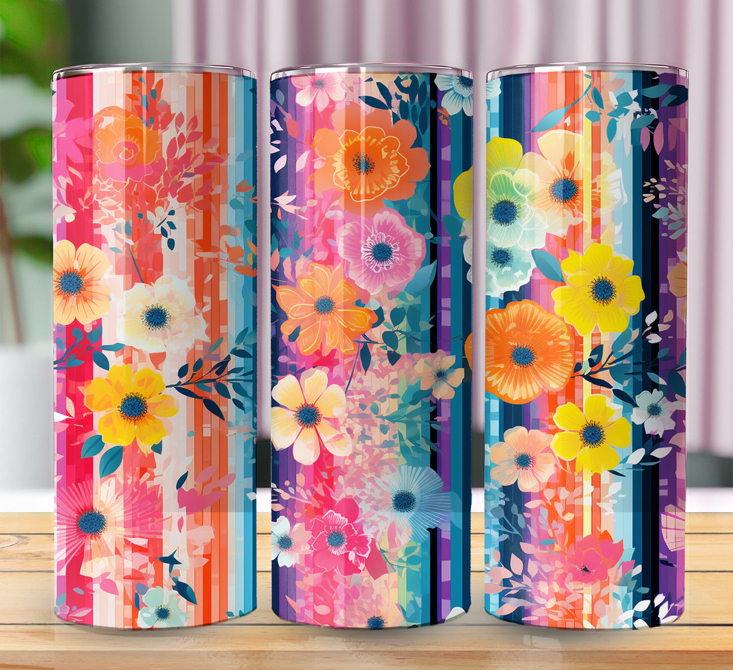 Floral Sublimation 20oz Images Bundle