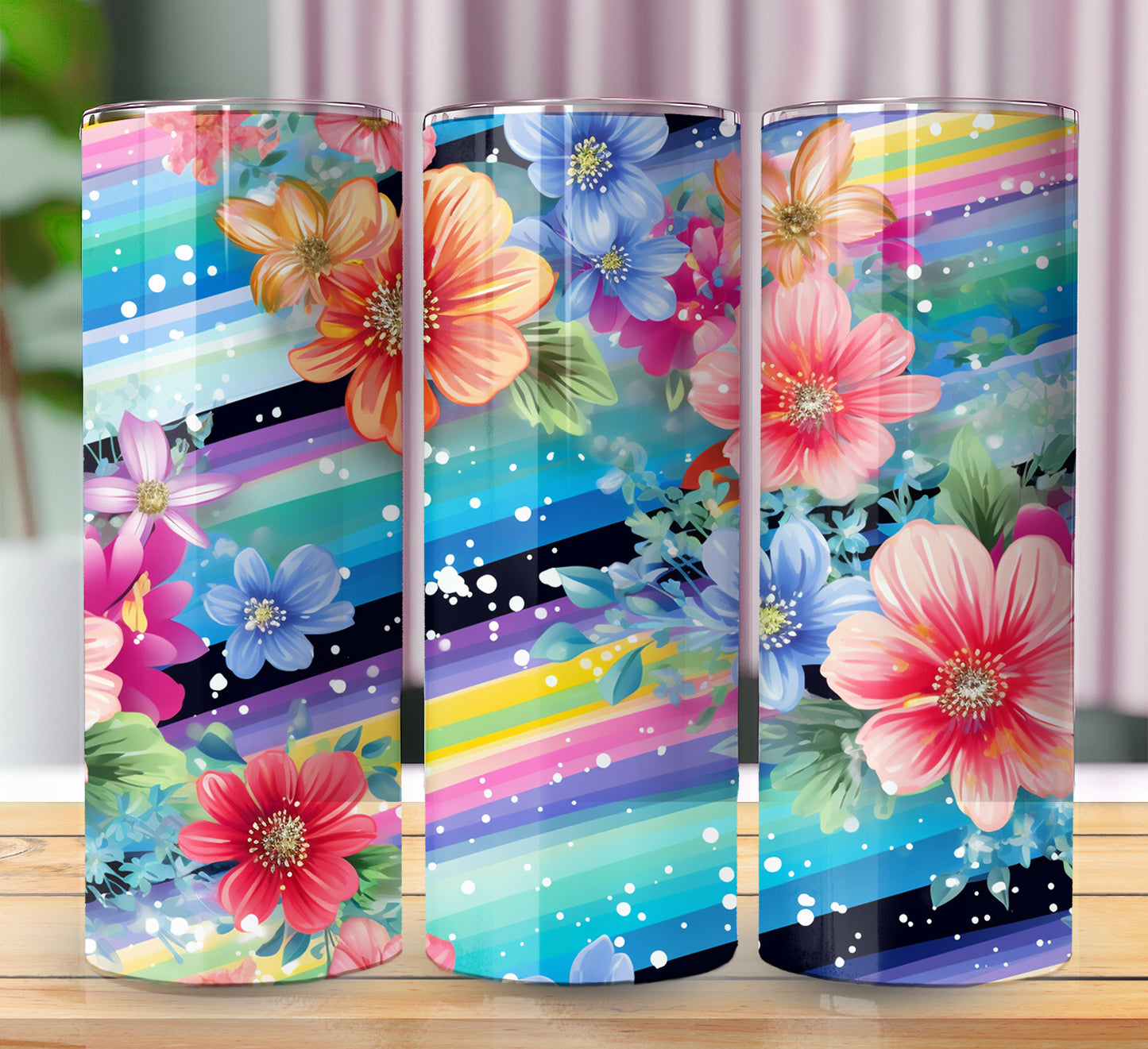 Floral Sublimation 20oz Images Bundle