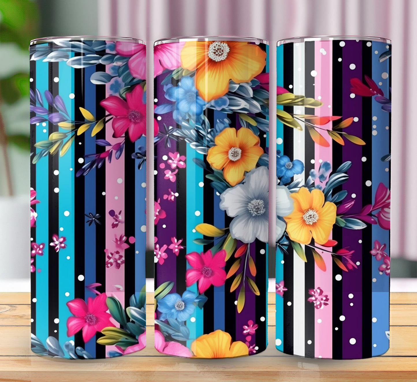 Floral Sublimation 20oz Images Bundle